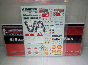 【送料無料】模型車 スポーツカー ウォータースライドデカールフェラーリ118 waterslide decal 2005 ferrari f1 f2005 ref11848 3l050