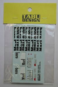 yz͌^ԁ@X|[cJ[@fUC^utF[^oRfJ[fJ[f1 tabu design decals tab20025 120 ferrari f399 tobacco decal
