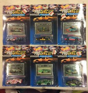 yz͌^ԁ@X|[cJ[@J[hzbgzC[set of 6 1992 nascar hot wheels pro circuit on cards sealed