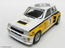 【送料無料】模型車　スポーツカー　ルノーターボラリーカーrenault 5 turbo 1984 rally car 143