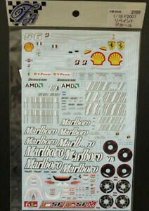 yz͌^ԁ@X|[cJ[@fJ[tF[^oRo[R[hfartefice decals f fm0040 118 ferrari f2007 tobacco amp; bar code hotwheels