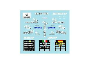 yz͌^ԁ@X|[cJ[@fJ[RNVm[OvuWI[XgAf1 decals museum collection d326 143 renault r25 gp brazil china australia