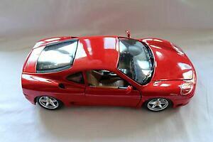 �y���������z�͌^�ԁ@�X�|�[�c�J�[�@�t�F���[�����f�i���b�h���f���J�[�X�P�[��ferrari 360 modena 1999 red model car by bburago burago 118 scale