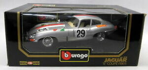 yz͌^ԁ@X|[cJ[@u[S118_CJXg3038WK[eN[y[VO29fJ[burago 118 scale diecast 3038 jaguar etype coupe racing 29 silver model car