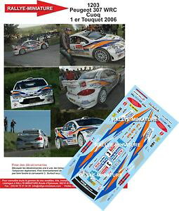 yz͌^ԁ@X|[cJ[@fJ[vW[fgDP[decals 118 ref 1203 peugeot 307 wrc cuoq rallye du touquet 2006 rally