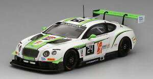 【送料無料】模型車 スポーツカー グアテマラ#チームパーカースパモデルbentley contienental gt3 24 team parker 24h spa 2016 143 model