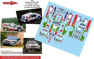 yz͌^ԁ@X|[cJ[@fB[L118256 toyotawrcJXsainz rallye1999decals 118 ref 256 toyota corolla wrc carlos sainz rallye rally china 1999