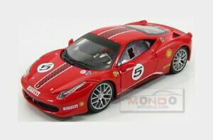 yz͌^ԁ@X|[cJ[@tF[458C^A8c52009u[S124 bu26302rfferrari 458 italia 8c 5 challenge 2009 red burago 124 bu26302r model