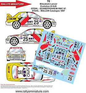 yz͌^ԁ@X|[cJ[@fJ[T[eJ[decals 118 ref 76 mitsubishi lancer stohl rallye monte carlo wrc 1997