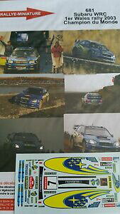 �y���������z�͌^�ԁ@�X�|�[�c�J�[�@118681 subaru impreza wrcfago�f�B�[�L����2003decals 118 ref 681 subaru impreza wrc petter fago wales rally 2003