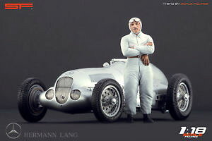 yz͌^ԁ@X|[cJ[@118[VOJ[hCo[cmcexotow}O118 race car drivers figure hermann lang of scale figures for cmc autoart exoto