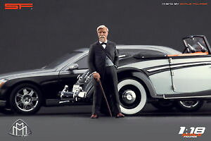 �y���������z�͌^�ԁ@�X�|�[�c�J�[�@cmcexoto118�f�U�C�i�[���B���w����maybach118 designer figurine wilhelm maybach scale figures for cmc autoart exoto
