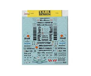 yz͌^ԁ@X|[cJ[@}N[tX|T[^ufJ[f1 tabu design decals tab20127c 120 for mclaren mp46 full sponsor