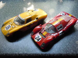 yz͌^ԁ@X|[cJ[@AtF[[VO}ef2 x rare ferrari p 4 and 250 lm racing models by jouef and mattel in 118