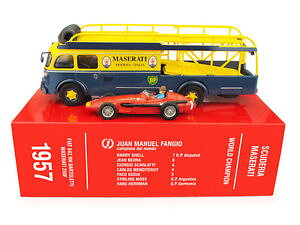 yz͌^ԁ@X|[cJ[@tBAbg}ZeB}ZeB[Xfiat 642n bartoletti maserati race transporter 1957 250f fangio 143 ts03