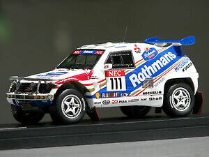 �y���������z�͌^�ԁ@�X�|�[�c�J�[�@���X�}���Ylogopajero111 hpi8929 resin 143 rothmans logos applied mitsubishi pajero 111 hpi 8929 resin 143