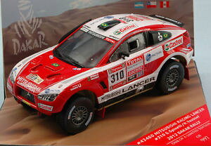 yz͌^ԁ@X|[cJ[@[VOT[_J[Xslbfmitsubishi racing lancer 310 7th dakar 2012 g spinellih youssef 143 model