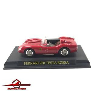 【送料無料】模型車 スポーツカー フェラーリテスタロッサレッドネットワークモデルスケールferrari 250 testa rossa red 1958 ixo models 143 scale unboxed