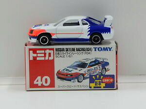 �y���������z�͌^�ԁ@�X�|�[�c�J�[�@�f�B�[�L�����V�[�g161���[�Xr34 tomica 40161 nissan skyline racing r34 with decal sheet made in china tomica 40