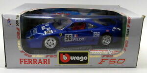 yz͌^ԁ@X|[cJ[@u[S118_CJXg3352ferrari f40 198756[VOJ[fburago 118 scale diecast 3352 ferrari f40 1987 blue 56 race car model