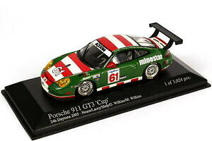 yz͌^ԁ@X|[cJ[@|VFOAe}JbvfCgi143 porsche 911 gt3 cup 996 24h daytona 2005 minestar nr61 lacey shep wilkins