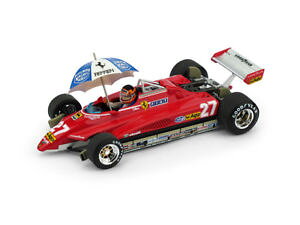 yz͌^ԁ@X|[cJ[@tF[WBk[T[Lbg`[fferrari f1 126c2 27 brasile gp 1982 gilles villeneuve brumm 143 r593chu model