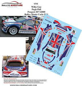 yz͌^ԁ@X|[cJ[@fB[L1181711 peugeot207s2000 rallyeecarlo wilks 2011ircdecals 118 ref 1711 peugeot 207 s2000 rallye monte carlo wilks 2