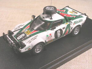 �y���������z�͌^�ԁ@�X�|�[�c�J�[�@�����`�Astratos alitalia gr4 �T�t�@�������[1976���i�[��maiga�A���[�i143lancia stratos alitalia gr4 safari rally 1976 munari maigaarena 143