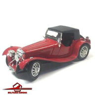 【送料無料】模型車　スポーツカー　ジャガーロードスターレッドシグネチャーモデルスケール1939 jaguar …