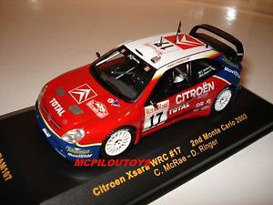 �y���������z�͌^�ԁ@�X�|�[�c�J�[�@ixo ram107 citroen xsara wrc 17�����ecarlo2003143ixo ram107 citroen xsara wrc 17 monte carlo 2003 to 143