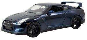 �y���������z�͌^�ԁ@�X�|�[�c�J�[�@���f���u���C�A���I���W�i��fast furious 7 model nissan gtr r35 by brian navy 124 original jada