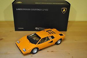yz͌^ԁ@X|[cJ[@{M[jIWautoart lamborghini countach lp400 orange 118