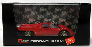 �y���������z�͌^�ԁ@�X�|�[�c�J�[�@�X�P�[���t�F���[��brumm 143 scale r227ferrari prototipo 1970 512mred white