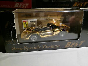 yz͌^ԁ@X|[cJ[@143f24ct1432003tF[330 p2model best 143 143 art 2003 ferrari 330 p2 plated in gold 24ct limited edition