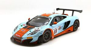 yz͌^ԁ@X|[cJ[@}N[OAe}XpfXP[~jA`Amclaren 12c gt3 69 gulf 24h spa 2013 118 model true scale miniatures