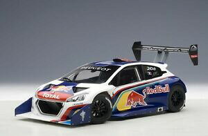 �y���������z�͌^�ԁ@�X�|�[�c�J�[�@�v�W���[���b�h�u��autoart 81354 peugeot 208 t16 red bull
