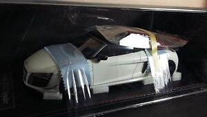 yz͌^ԁ@X|[cJ[@AEfBXpC_[zCg^Cv118 audi r8 gt spyder white fronti type f03602 limited 149200 ovp