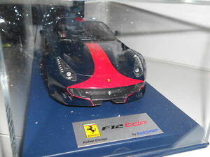 �y���������z�͌^�ԁ@�X�|�[�c�J�[�@�t�F���[���J���[�����O�X�P�[��looksmart ferrari f12 tdf blue wells with red livery 118 scale 31019398