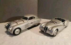 yz͌^ԁ@X|[cJ[@V[Yc[ON[y[hX^[~b~Are[W2x bmw 328 series touring coupe roadster mille miglia 1940 boxed 118 vintage