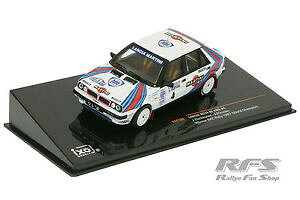 �y���������z�͌^�ԁ@�X�|�[�c�J�[�@�����`�A�f���^�`�[���}�e�B�[�j�����[143 lancia delta hf 4wdteam martinikankkunenlombard rac rally 1987