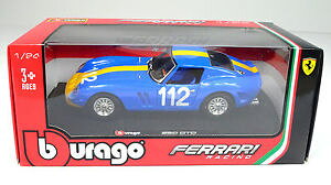 yz͌^ԁ@X|[cJ[@tF[p[ferrari 250 gto bleu chelle 124 par bburago