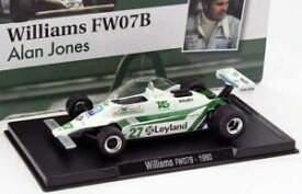 【送料無料】模型車　スポーツカー　ウィリアムズジョーンズトイレf1 williams fw07b jones wc 1980 143 rba