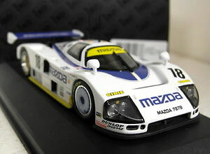 yz͌^ԁ@X|[cJ[@lbg[NXP[}c_}PlfBn\TfJ[ixo 143 scale lmc028 mazda 787b 18 lemans 91 kennedy johansson sala model car