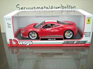 �y���������z�͌^�ԁ@�X�|�[�c�J�[�@�t�F���[�����b�h�V���[�}�b�n listingbburago ferrari 488gtb 2016 red the schumacher 118