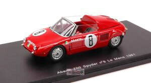 �y���������z�͌^�ԁ@�X�|�[�c�J�[�@�A�o���g�X�p�C�_�[�����}���X�p�[�Nabarth 700 s spyder 8 le mans 1961 143 spark sp1335