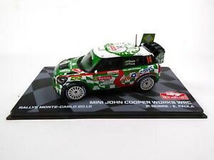 yz͌^ԁ@X|[cJ[@~jWN[p[eJ[fJ[mini john cooper works wrc monte carlo 2012 nobre 143 rally model car rb10