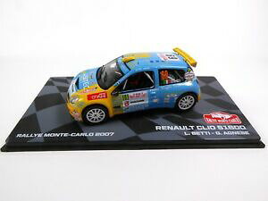 yz͌^ԁ@X|[cJ[@m[NIeJxbeB[fJ[renault clio s1600 monte carlo 2007 betti 143 rally model car rb9