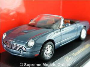 【送料無料】模型車 スポーツカー フォードサンダーバードカーモデルサイズアメリカford thunderbird 2003 car model 143 size blue colour american example t3412z