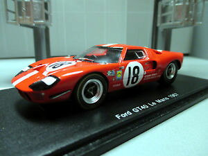 �y���������z�͌^�ԁ@�X�|�[�c�J�[�@�t�H�[�h�����}���X�p�[�N�g�b�v143 ford gt40 18 u magliolim casoni 24h le mans 1967 spark s5178 ovp top