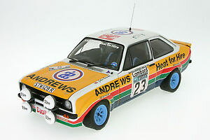 �y���������z�͌^�ԁ@�X�|�[�c�J�[�@�t�H�[�h�G�X�R�[�g�����[�T���X�^�[118 ford escort mk ii rs 1800 brookeslombard rac rally 1977sunstar 4460